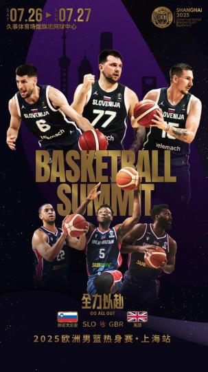 东契奇率斯洛文尼亚男篮亮相上海热身赛