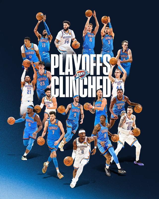 雷霆客场力克魔术 提前13场锁定季后赛资格